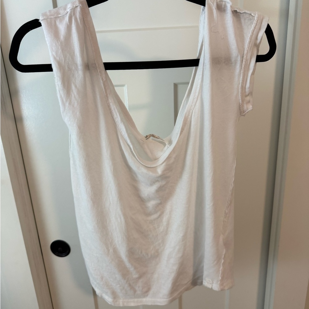 Free People White Tank Top